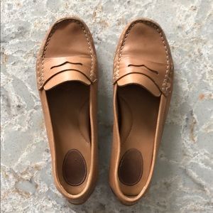 Tan loafers